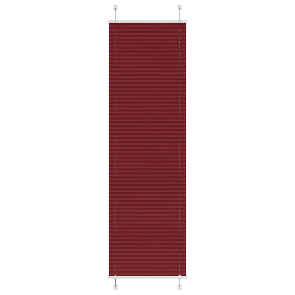 JUNG Vida Plissee Bordeauxrot 65x200 cm Stoffbreite 64,4 cm Polyester