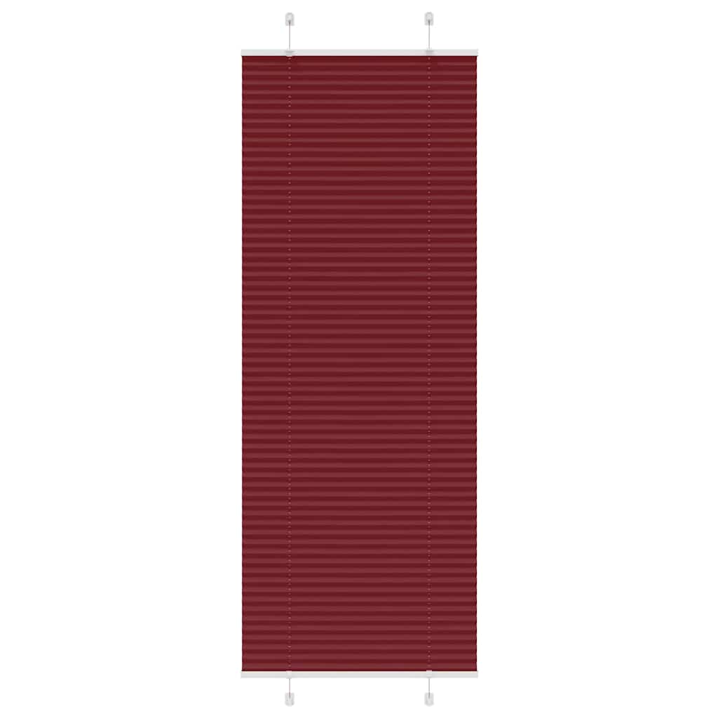 JUNG Vida Plissee Bordeauxrot 70x200 cm Stoffbreite 69,4 cm Polyester