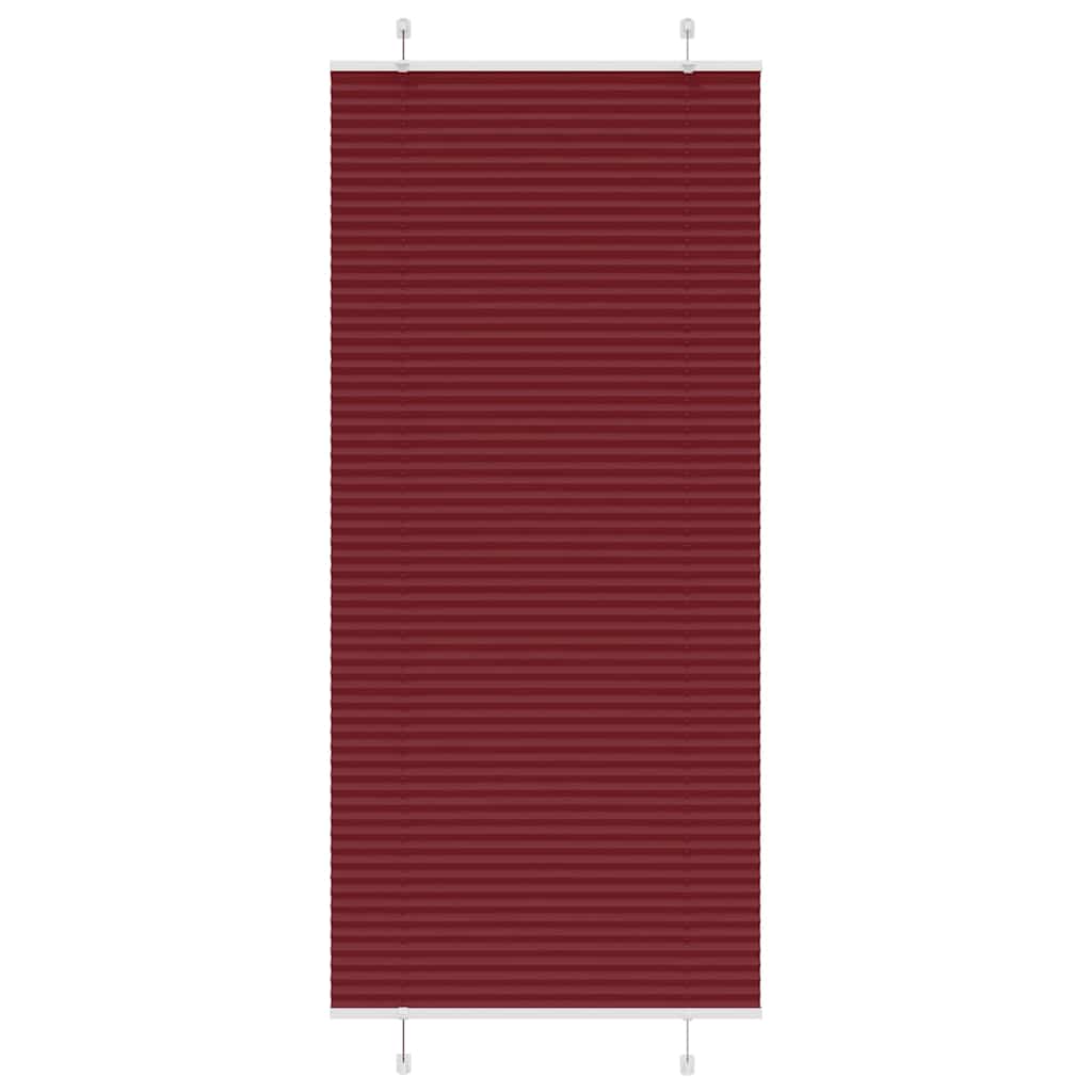 JUNG Vida Plissee Bordeauxrot 95x200 cm Stoffbreite 94,4 cm Polyester
