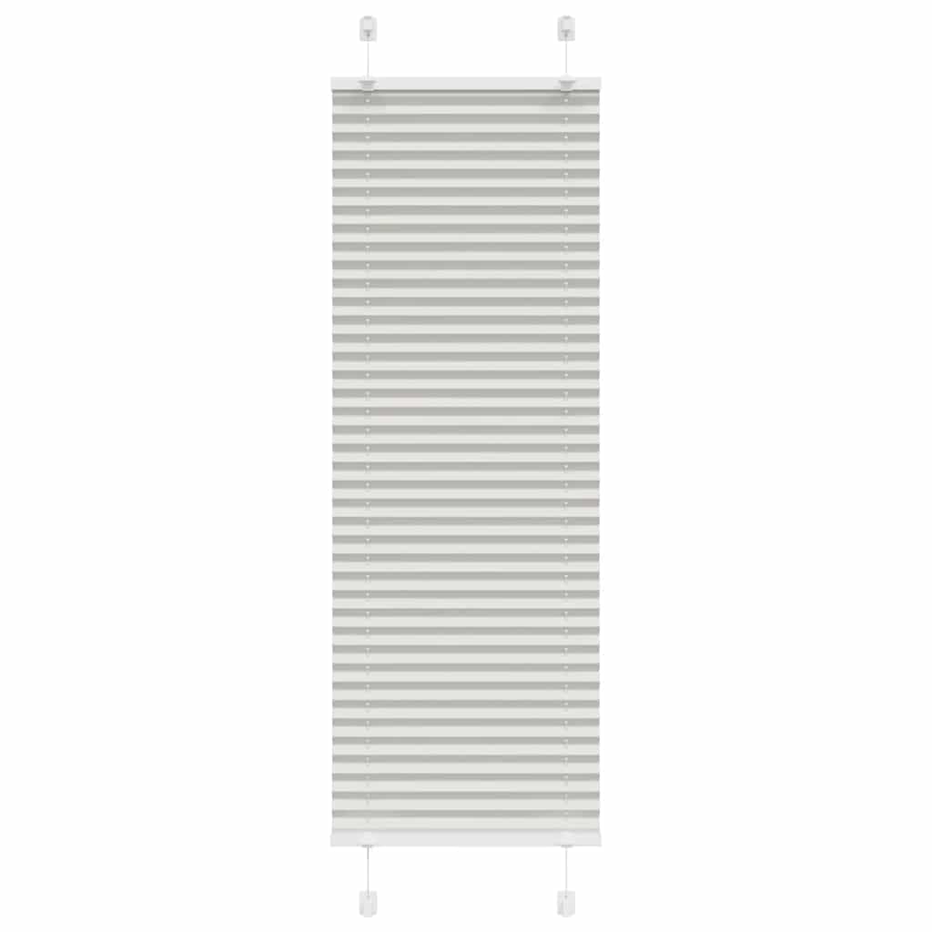 JUNG Vida Plissee Hellgrau 45x100 cm Stoffbreite 44,4 cm Polyester