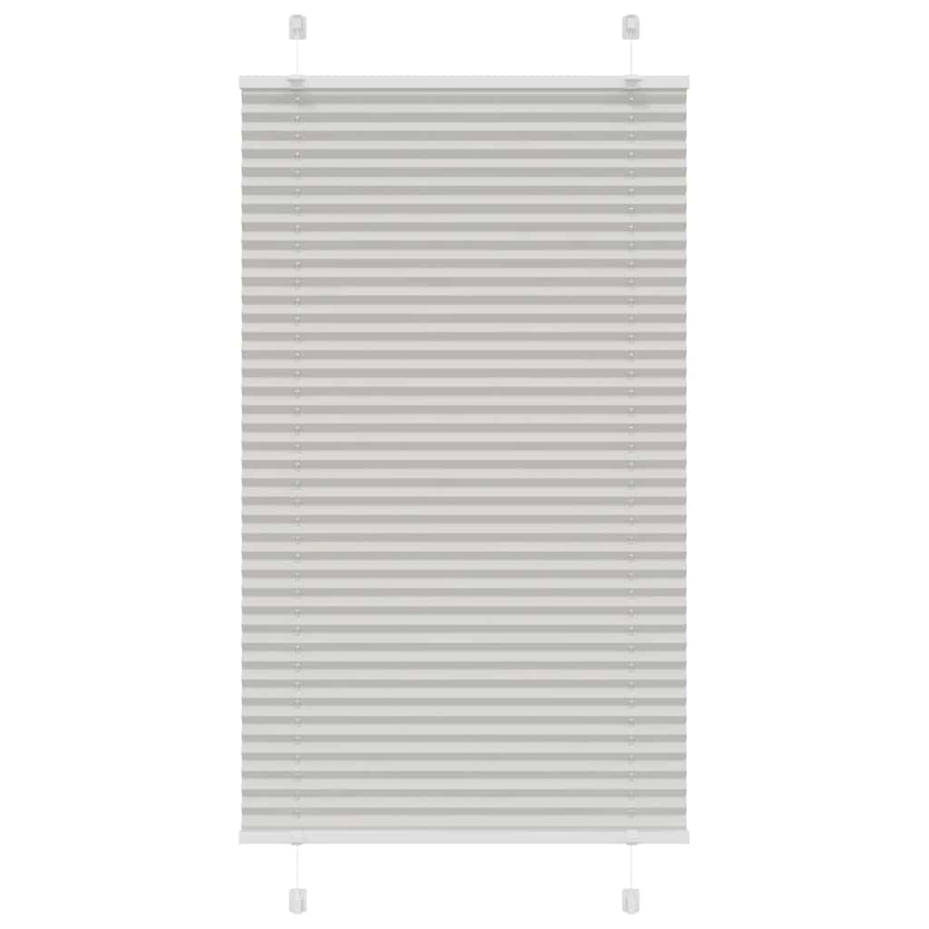 JUNG Vida Plissee Hellgrau 80x100 cm Stoffbreite 79,4 cm Polyester