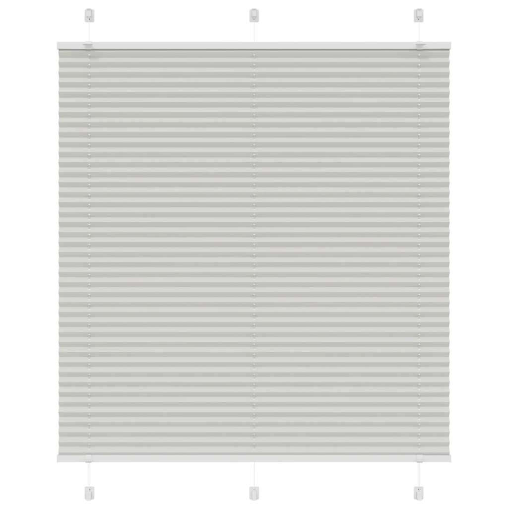 JUNG Vida Plissee Hellgrau 120x100 cm Stoffbreite 119,4 cm Polyester