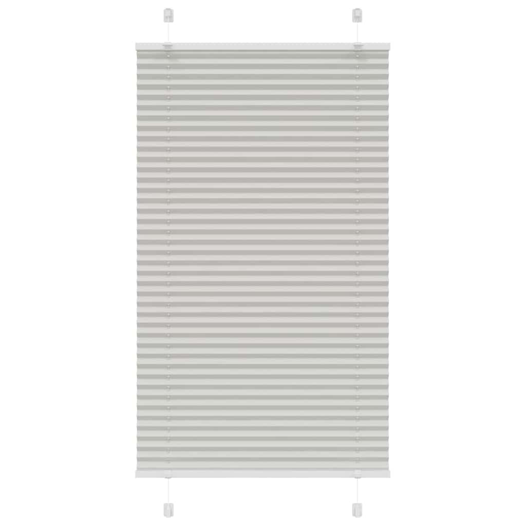 JUNG Vida Plissee Hellgrau 80x150 cm Stoffbreite 79,4 cm Polyester