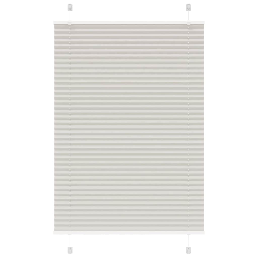 JUNG Vida Plissee Hellgrau 95x150 cm Stoffbreite 94,4 cm Polyester