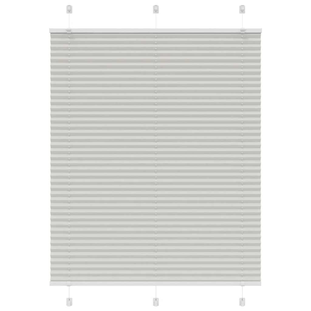 JUNG Vida Plissee Hellgrau 105x150 cm Stoffbreite 104,4 cm Polyester
