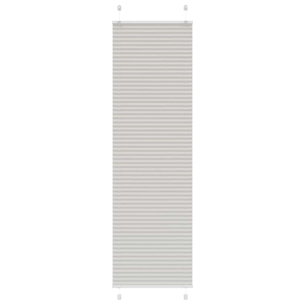 JUNG Vida Plissee Hellgrau 60x200 cm Stoffbreite 59,4 cm Polyester