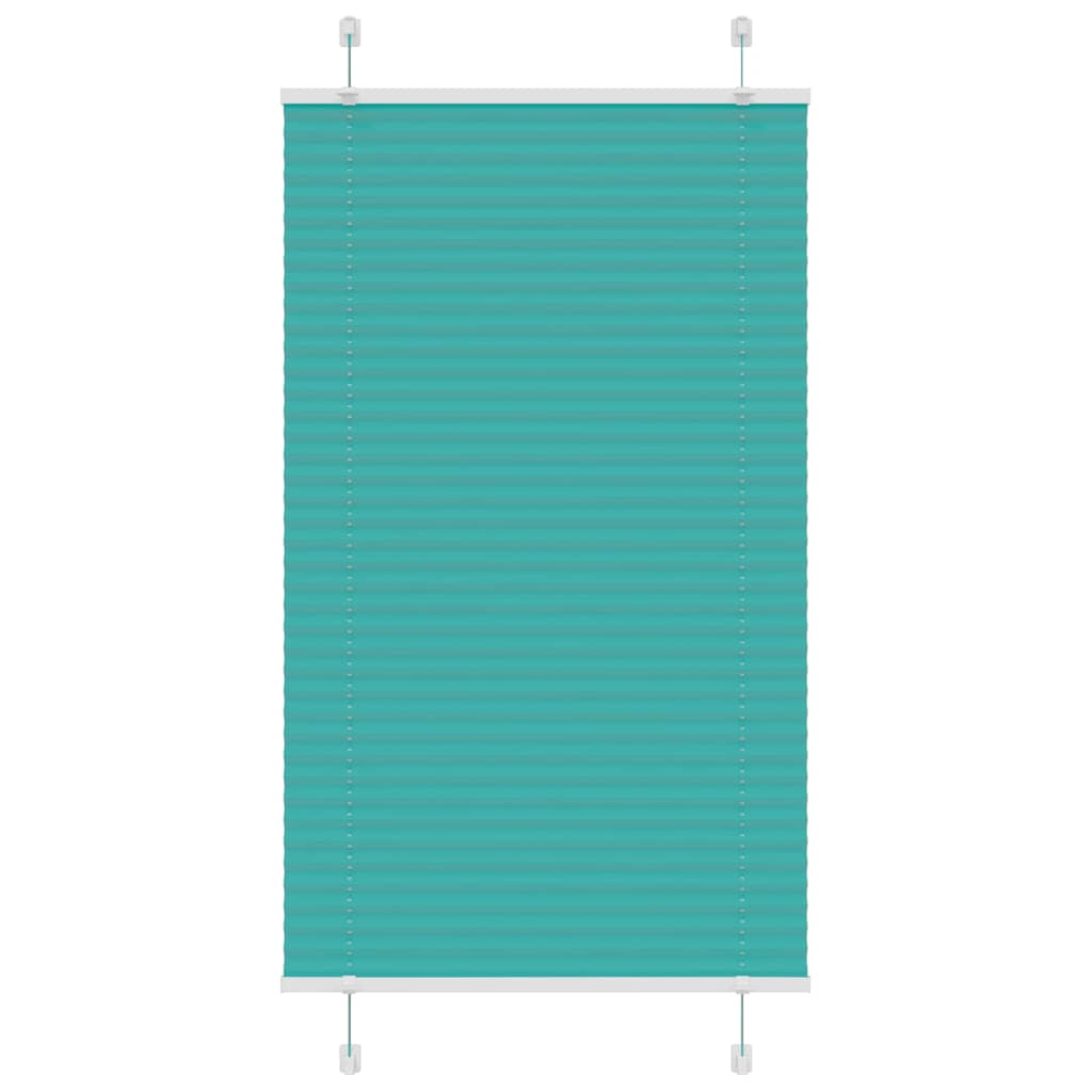 JUNG Vida Plissee Petrolgrün 80x100 cm Stoffbreite 79,4 cm Polyester