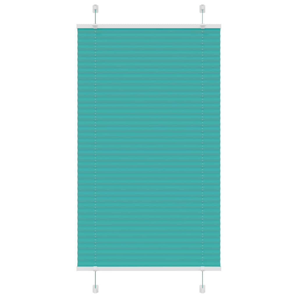 JUNG Vida Plissee Petrolgrün 75x150 cm Stoffbreite 74,4 cm Polyester