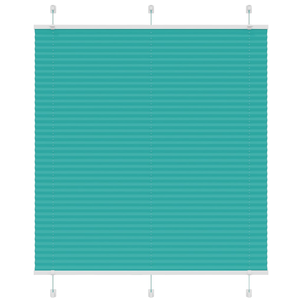 JUNG Vida Plissee Petrolgrün 120x150 cm Stoffbreite 119,4 cm Polyester