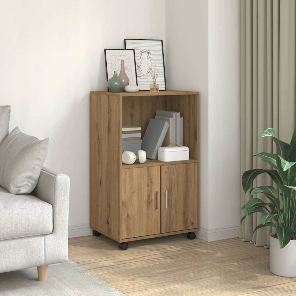 JUNG Vida Rollschrank Artisan-Eiche 55x40x91 cm Holzwerkstoff