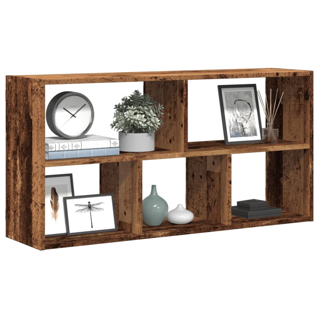 JUNG Vida Wandregal Altholz-Optik 100x25x50 cm Holzwerkstoff