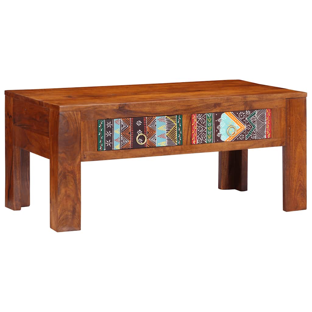 JUNG Vida Couchtisch 90x50x40 cm Massivholz Akazie