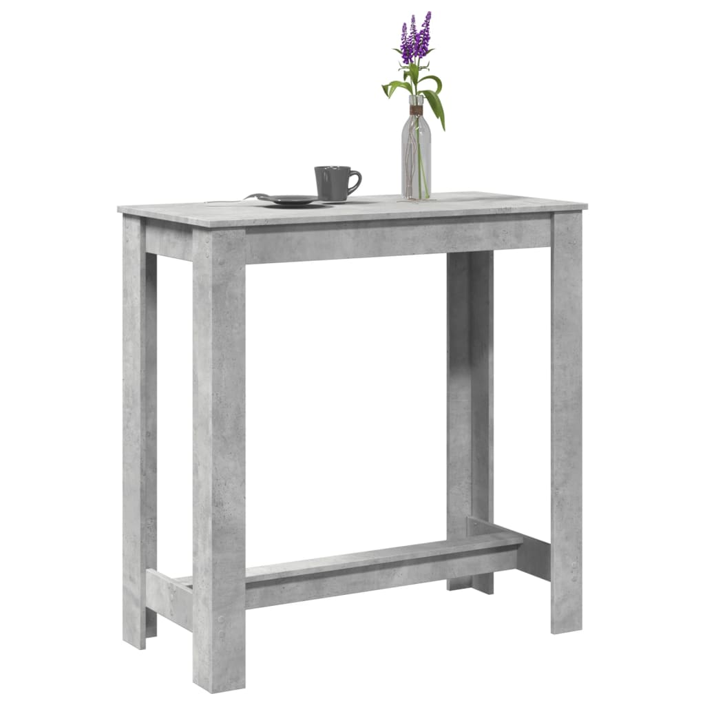 JUNG Vida Bartisch Betongrau 102x50x103,5 cm Holzwerkstoff