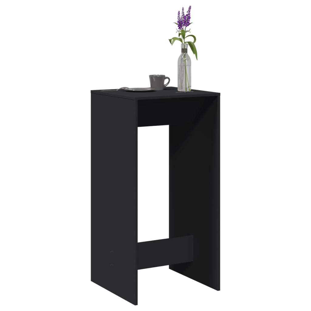 JUNG Vida Bartisch Schwarz 51x50x103,5 cm Holzwerkstoff