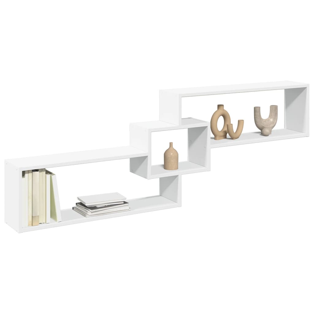 JUNG Vida Wandschrank 158x18x53 cm Weiß Holzwerkstoff