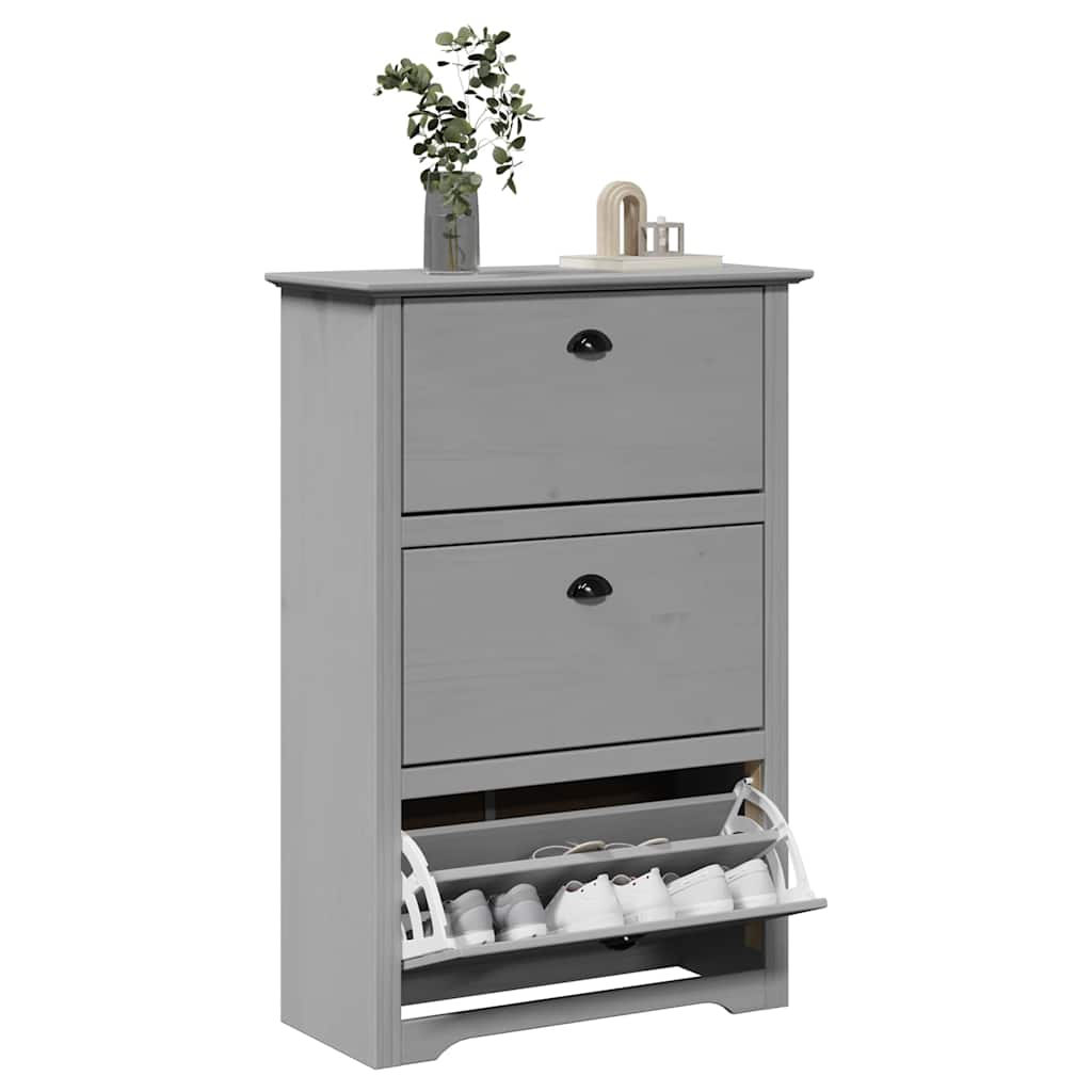 JUNG Vida Schuhregal BODO Grau 80x35x118 cm