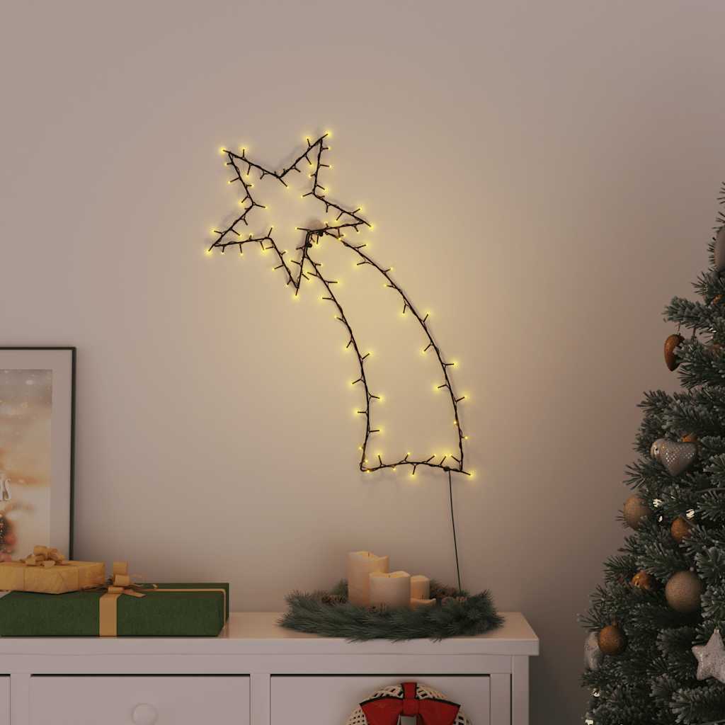 JUNG Vida Weihnachtsbeleuchtung Sternschnuppen-Silhouette 115 LEDs