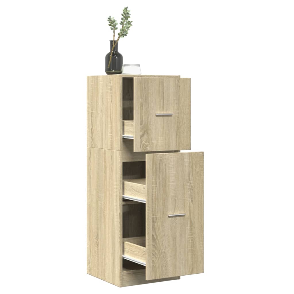 JUNG Vida Apothekerschrank Sonoma-Eiche 40x41x118 cm Holzwerkstoff