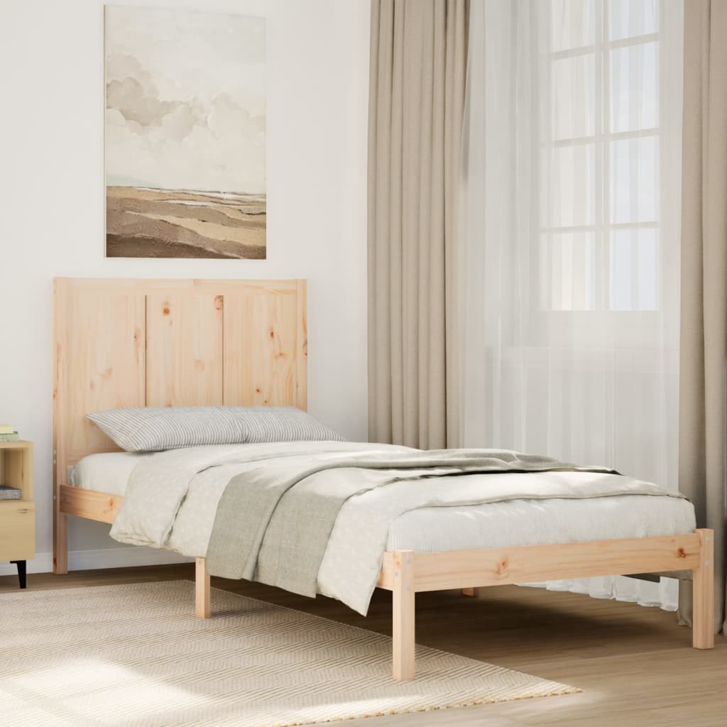 JUNG Vida Massivholzbett Extra Lang ohne Matratze 100x210 cm