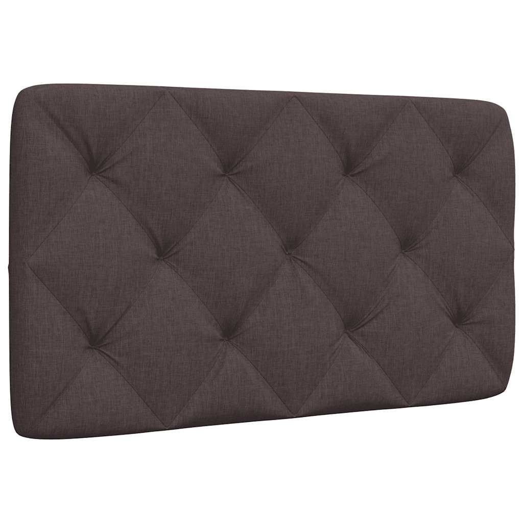 JUNG Vida Kopfteil-Kissen Dunkelbraun 80 cm Stoff