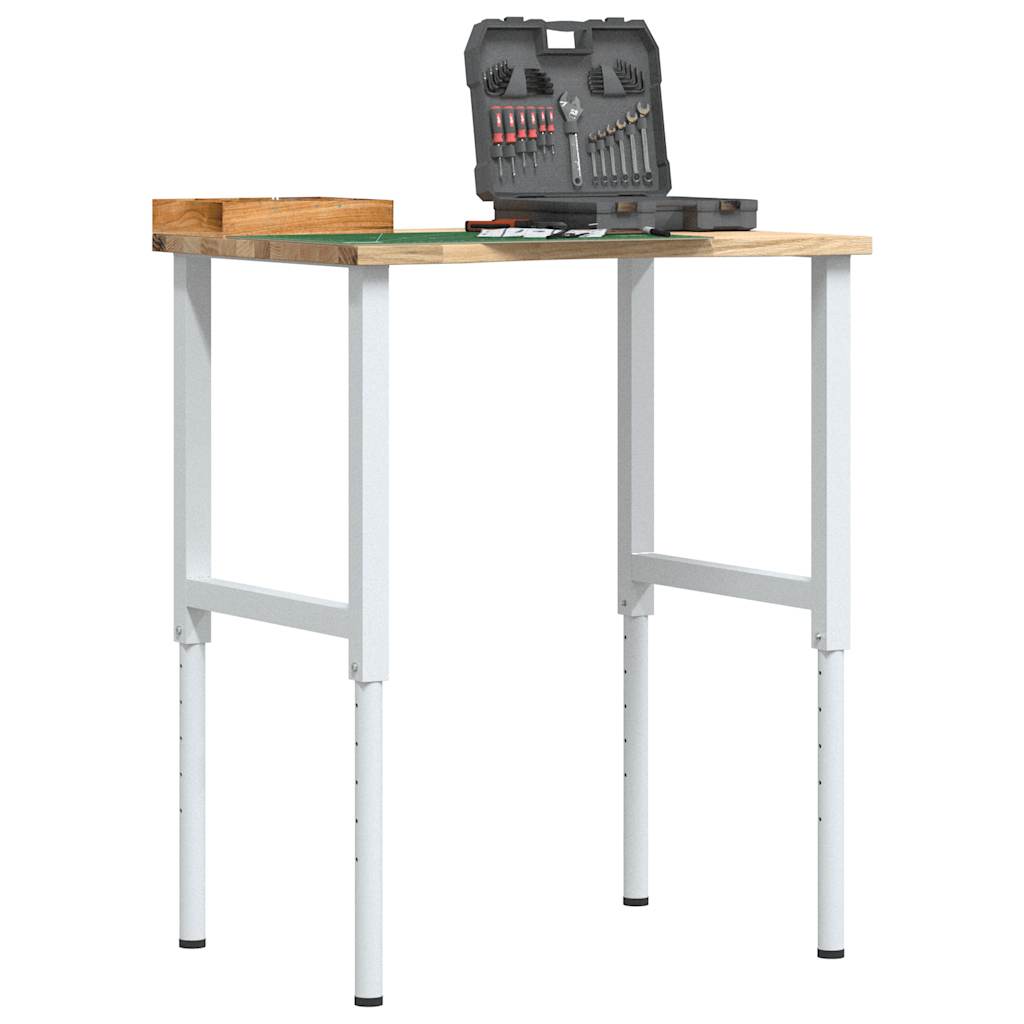 JUNG Vida Werkbank 80x60x(71,5-98) cm Massivholz Eiche