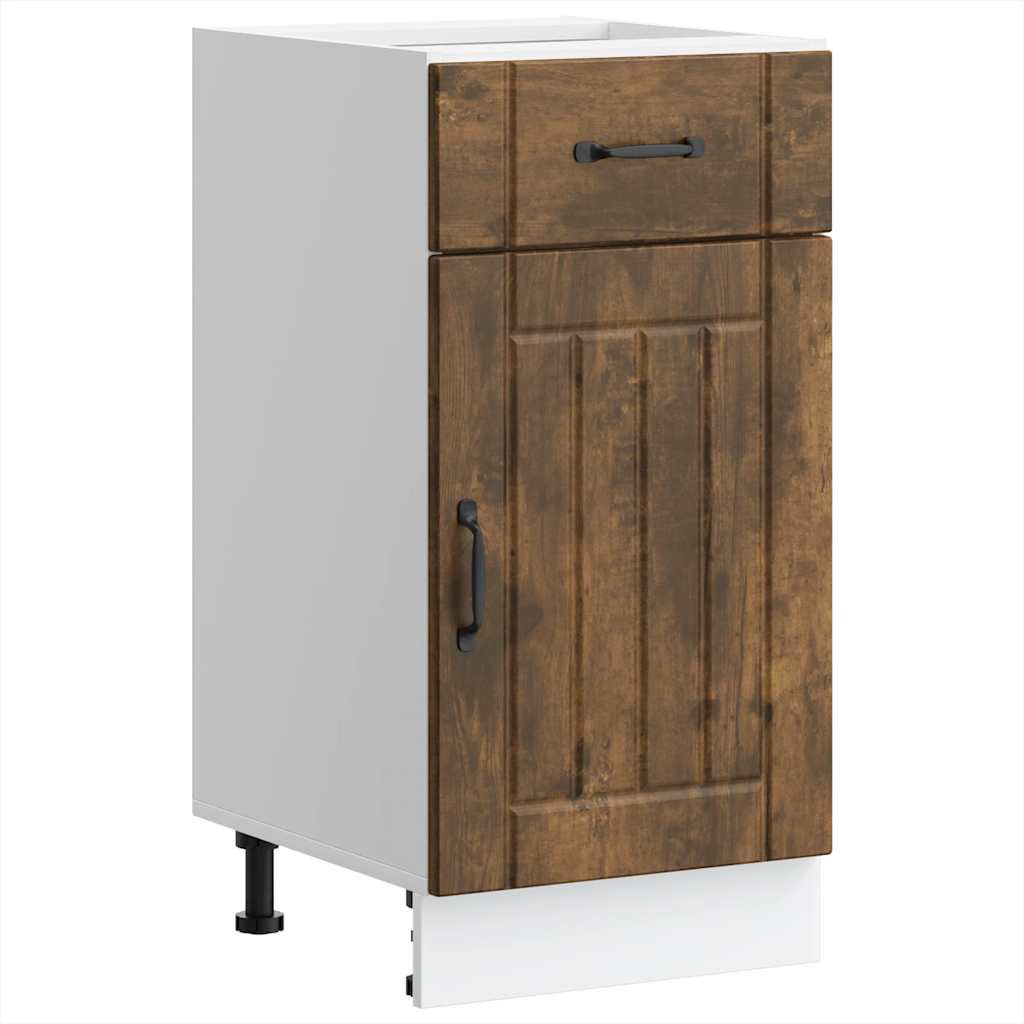 JUNG Vida Küchen-Unterschrank Lucca Räuchereiche Holzwerkstoff