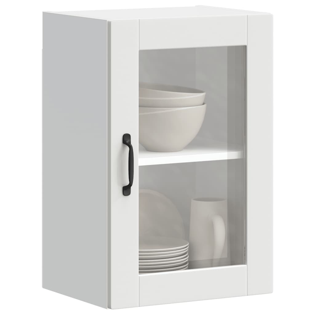 JUNG Vida Küchen-Hängeschrank mit Glastür Porto Weiß