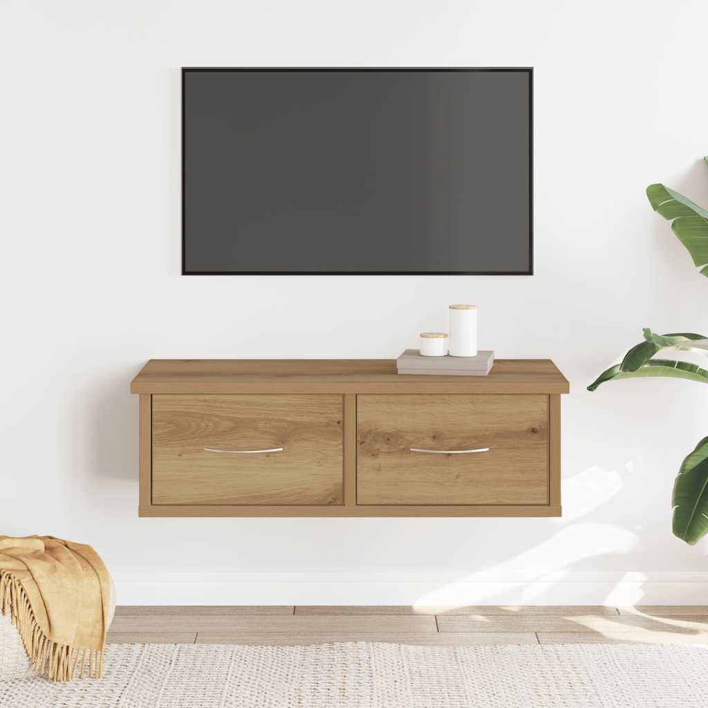 JUNG Vida Wandschrank Artisan-Eiche 60x26x18,5 cm Holzwerkstoff