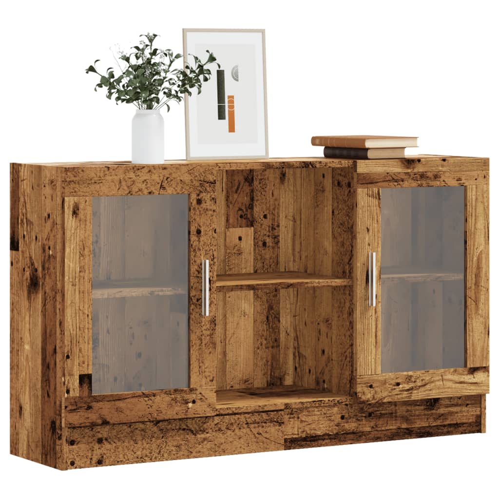 JUNG Vida Sideboard Altholz-Optik 120x30,5x70 cm Holzwerkstoff