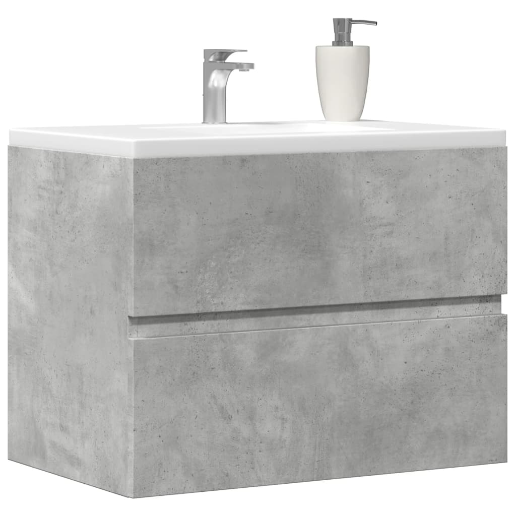 JUNG Vida Badschrank Betongrau 60x38,5x45 cm Holzwerkstoff