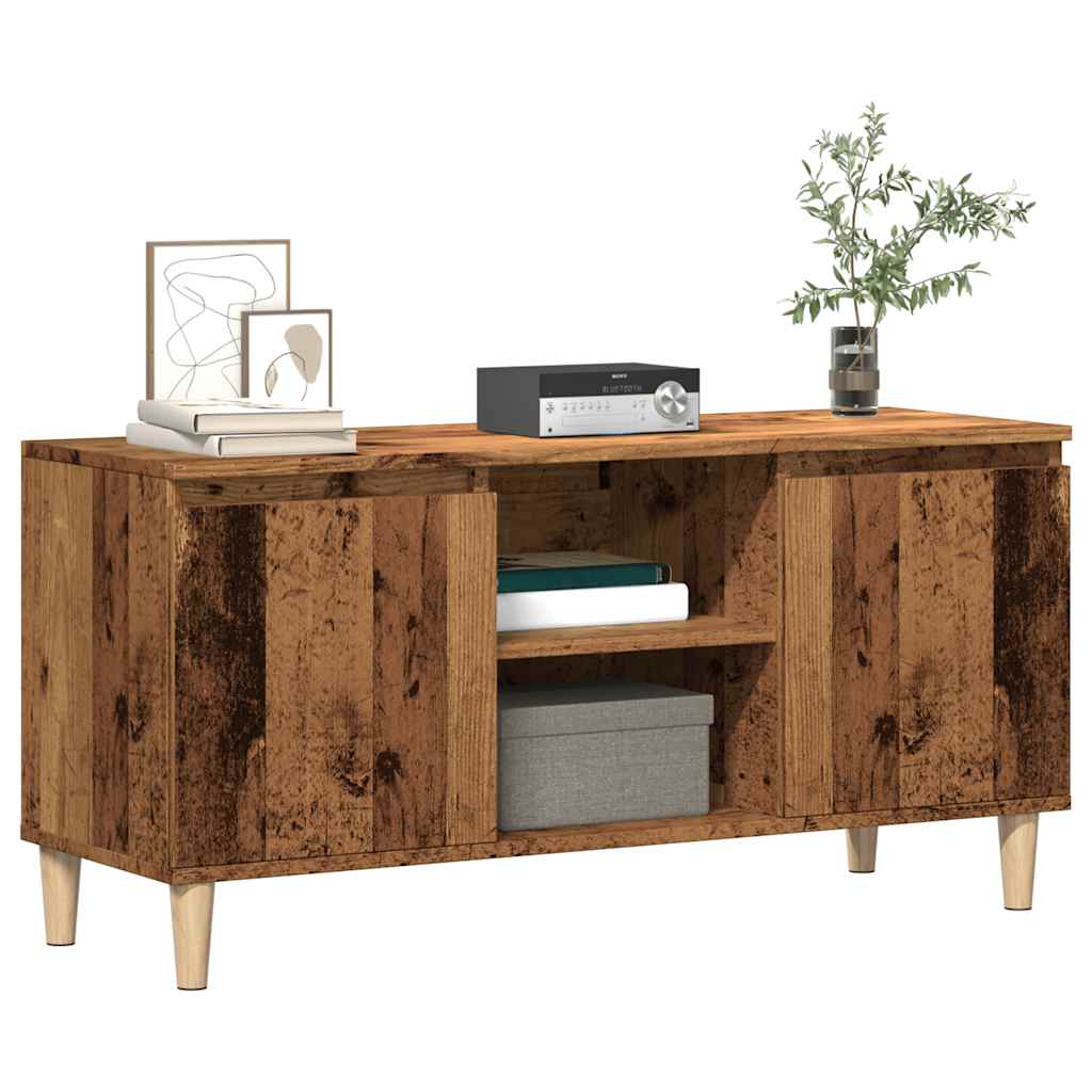 JUNG Vida TV-Schrank Altholz-Optik 102x35x50 cm Holzwerkstoff