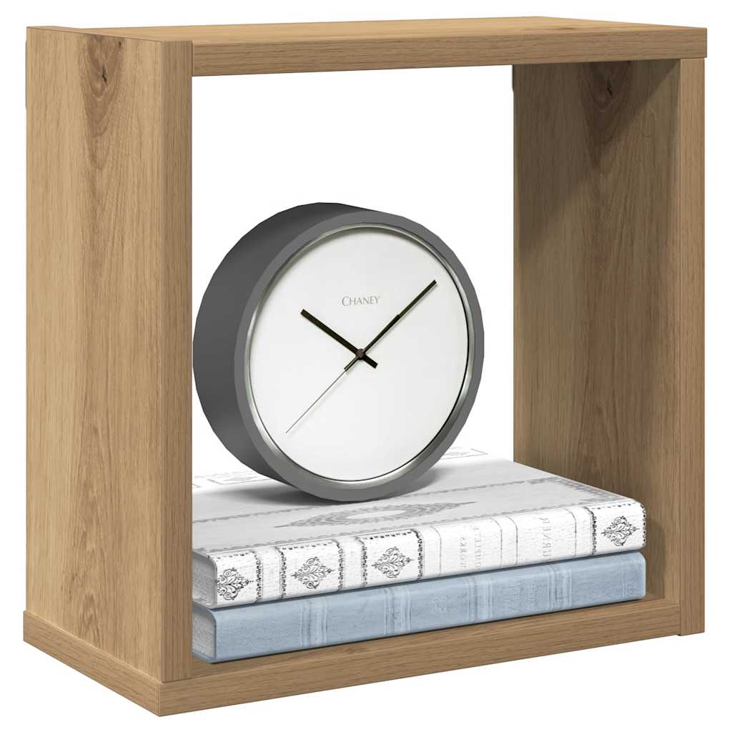JUNG Vida Würfel-Wandregale 6 Stk. Artisan-Eiche 30x15x30 Holzwerkstoff