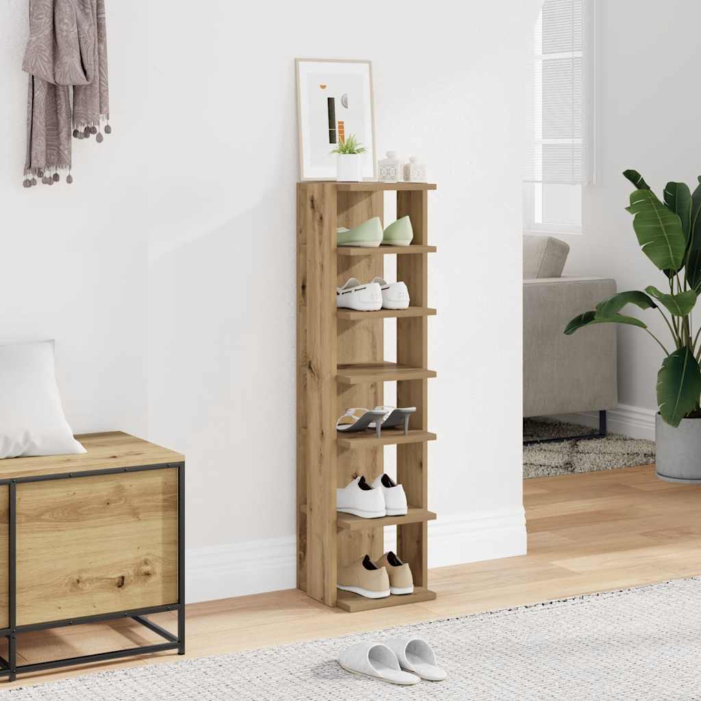 JUNG Vida Schuhschrank Artisan-Eiche 28x27x102 cm Holzwerkstoff