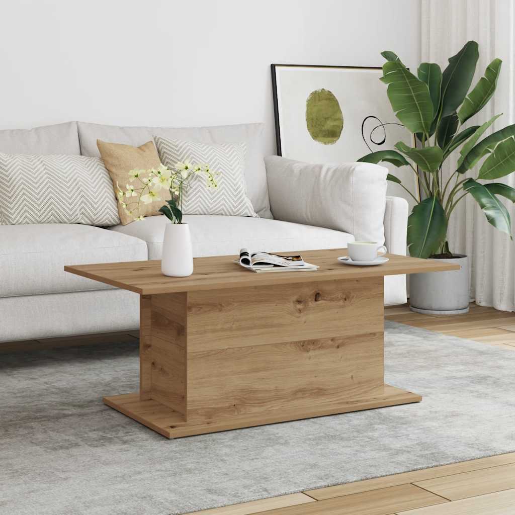 JUNG Vida Couchtisch Artisan-Eiche 102x55,5x40 cm Holzwerkstoff