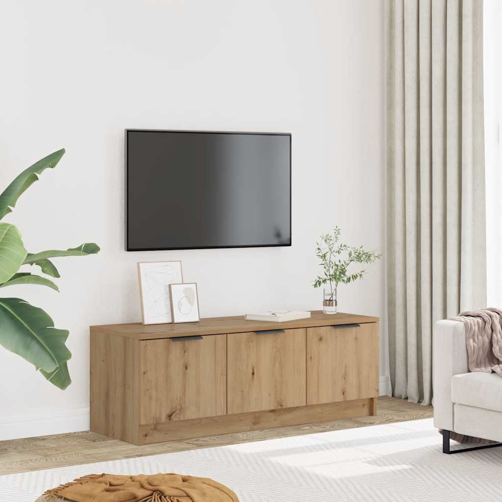 JUNG Vida TV-Schrank Artisan-Eiche 102x35x36,5 cm Holzwerkstoff
