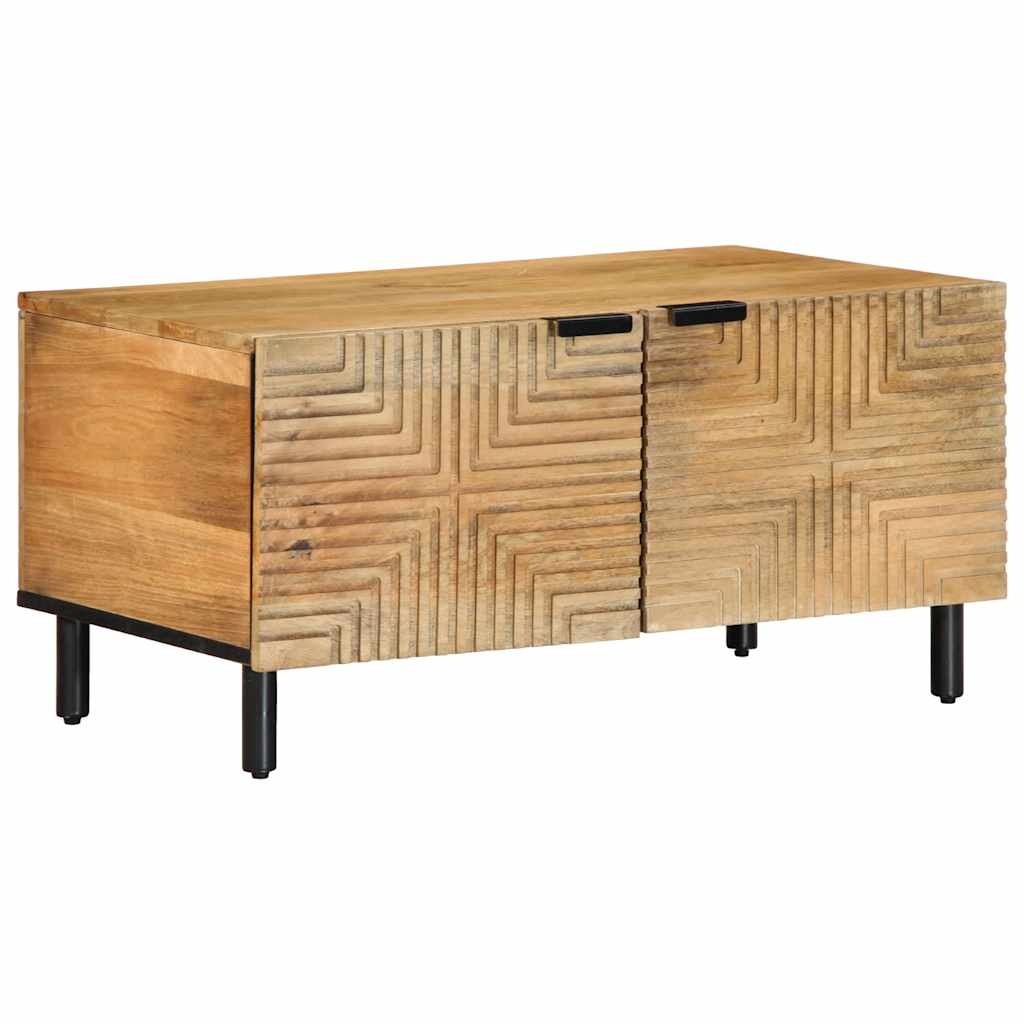 JUNG Vida Couchtisch Braun 80x50x40 cm Massivholz Mango
