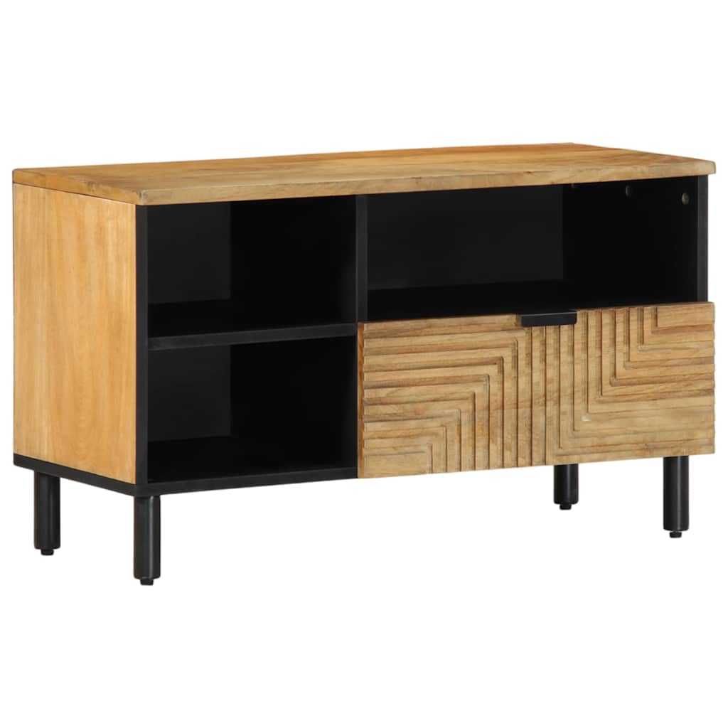 JUNG Vida TV-Schrank Braun 80x33x46 cm Massivholz Mango
