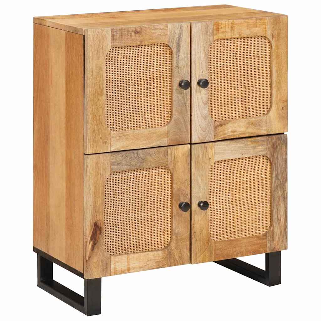 JUNG Vida Sideboard mit Speicher Braun 60 x 33 x 75 cm Massivholz Mango
