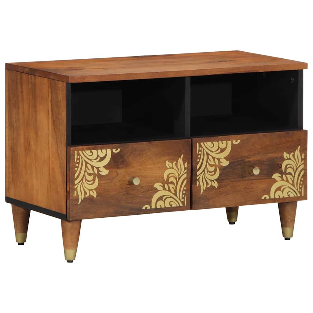 JUNG Vida TV-Schränk Honigbraun 70 x 33 x 46 cm Massivholz Mango