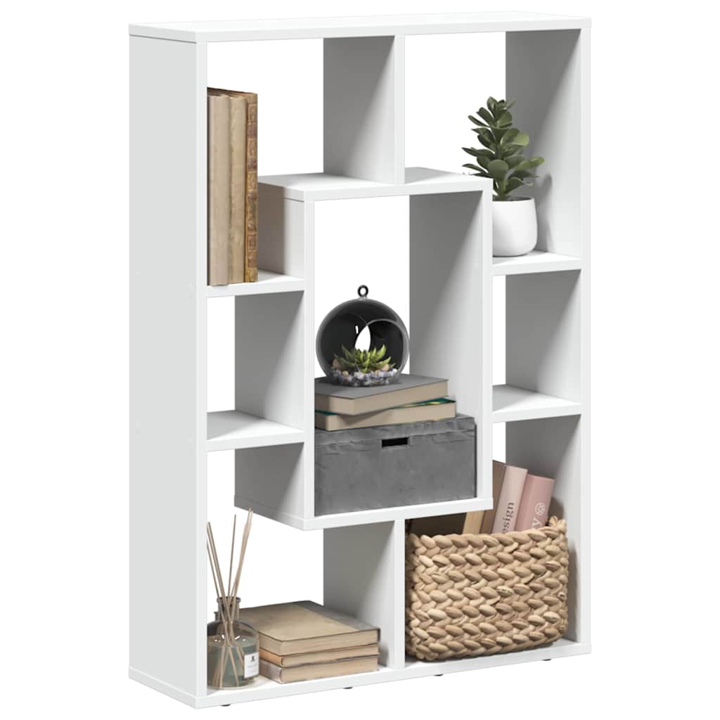 JUNG Vida Bücherregal Weiß 63 x 20 x 90 cm Holzwerkstoff