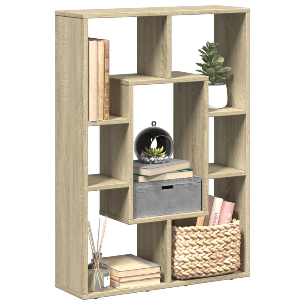 JUNG Vida Bücherregal Sonoma-Eiche 63x20x90 cm Holzwerkstoff