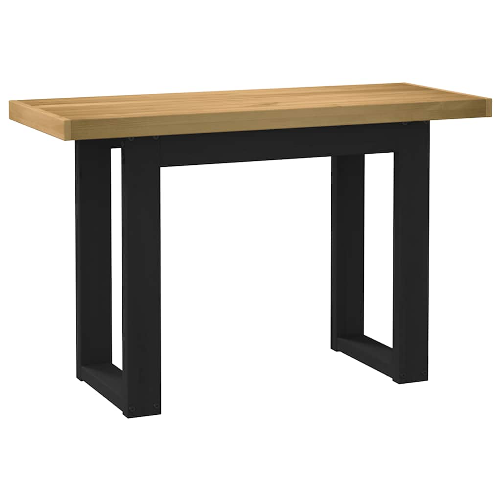 JUNG Vida Schreibtisch NOAIN U-Form-Beine 120x50x75 cm Massivholz Kiefer