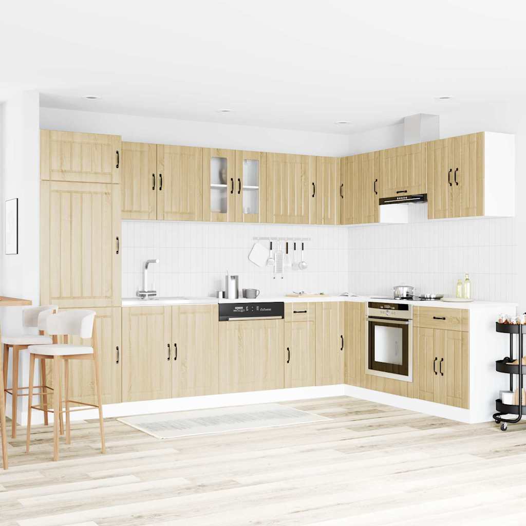 JUNG Vida Küchenschrank mit Speicher Lucca Sonoma-Eiche 80 x 46 x 81.5 cm
