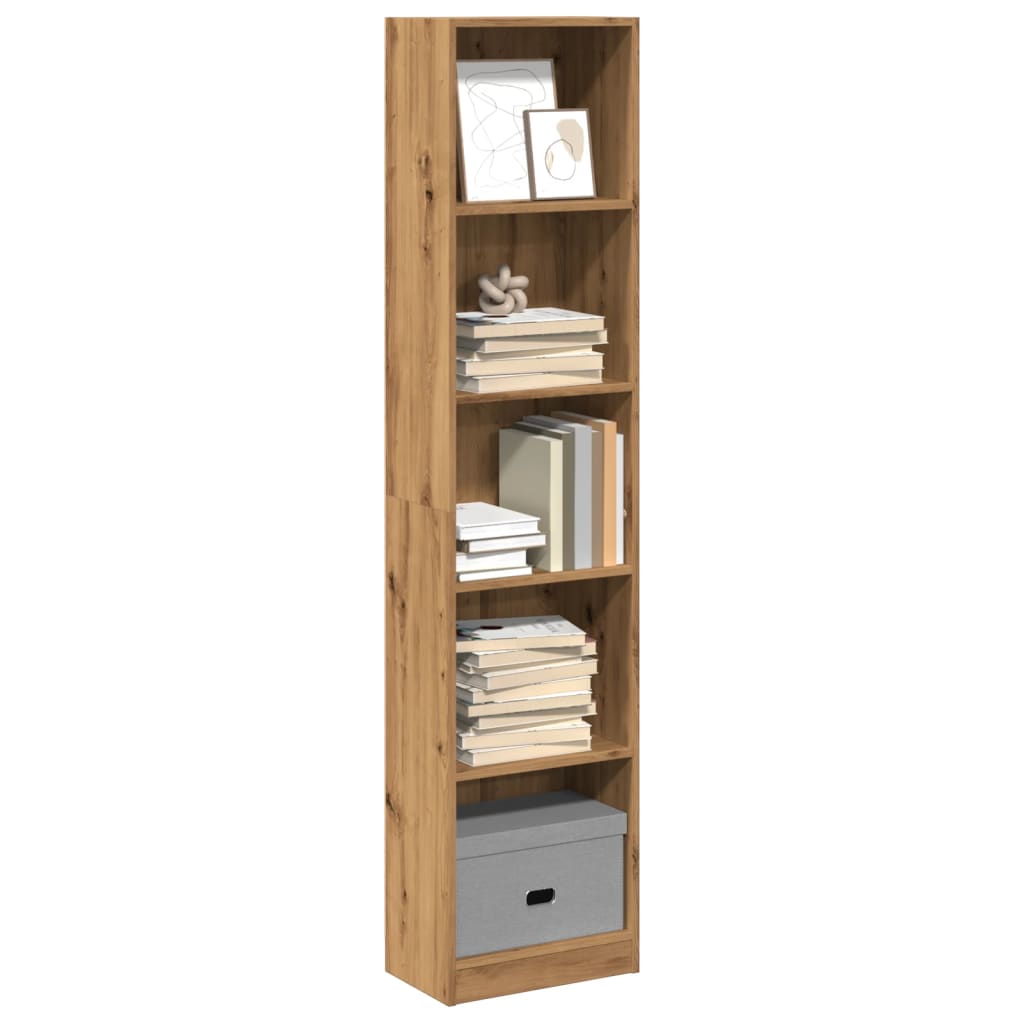 JUNG Vida Bücherregal Artisian Oak 40 x 24 x 176 cm Holzwerkstoff