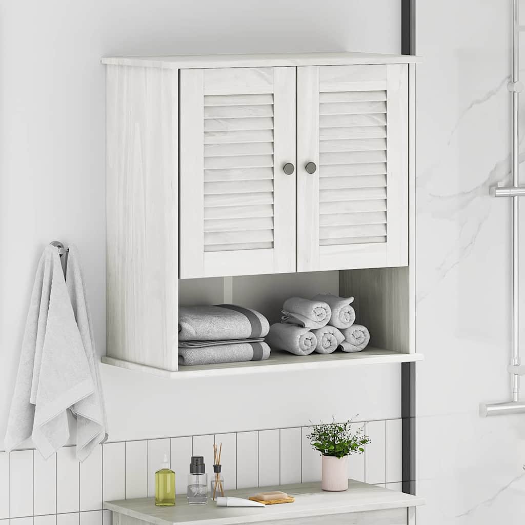 JUNG Vida Badezimmerschrank VIGO Weiß und Antikweiß 67,5 x 34 x 71,5 cm
