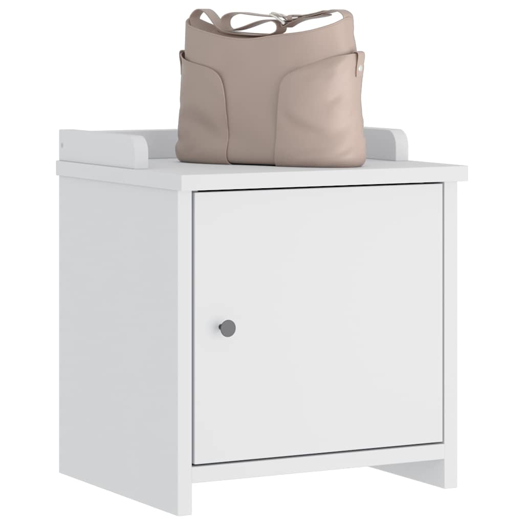 JUNG Vida Flurbank SANDNES Weiß 45x40x50 cm Massivholz Kiefer