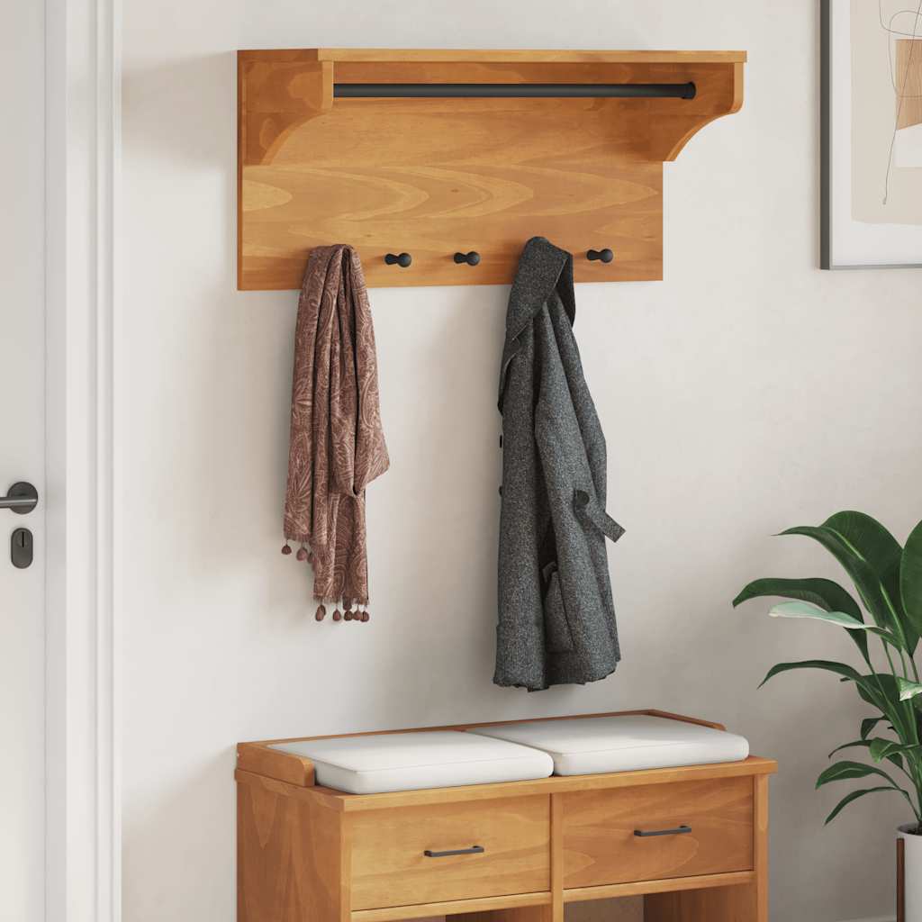 JUNG Vida Wandgarderobe SANDNES 87x30x42 cm Massivholz Kiefer