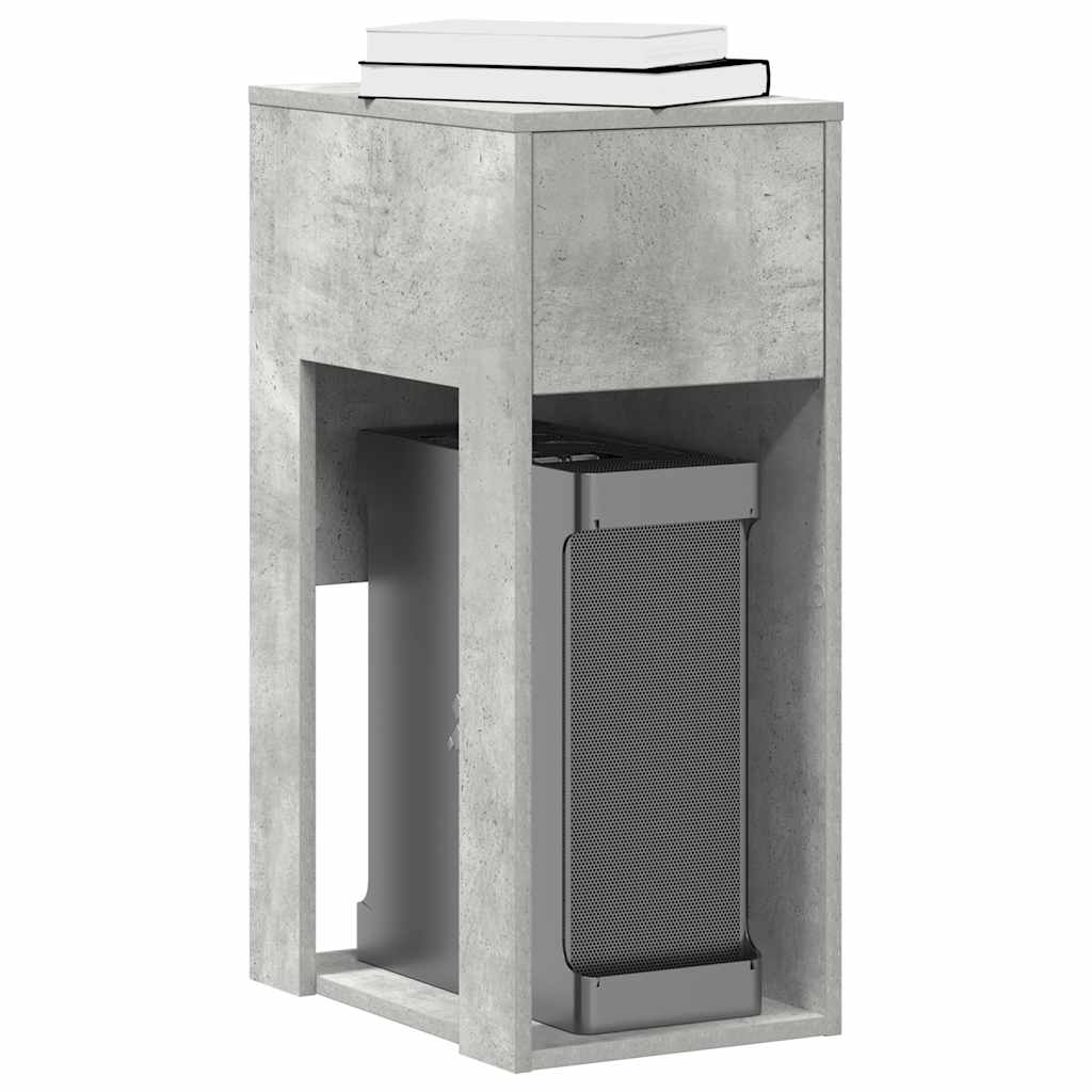 JUNG Vida Computerschrank mit Schublade Betongrau 30x44x74 cm