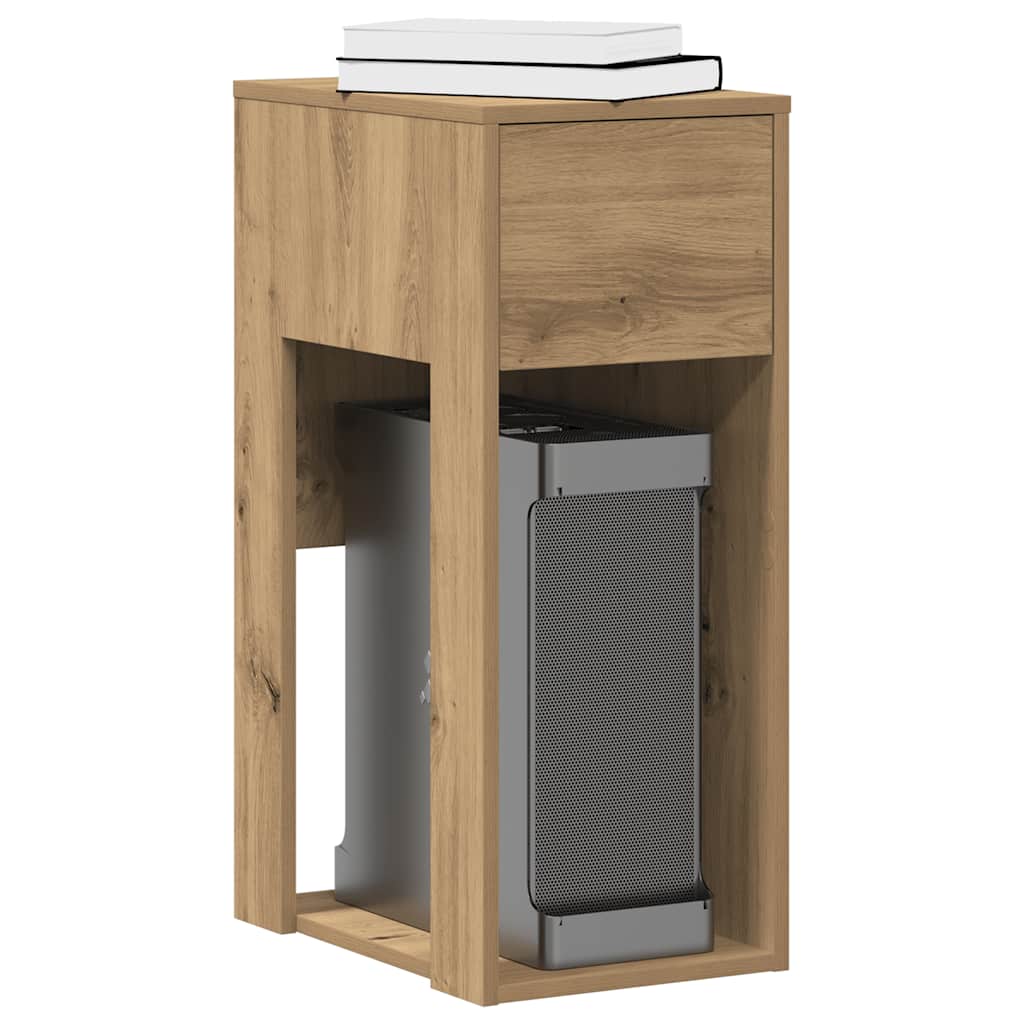 JUNG Vida Computerschrank mit Schublade Artisan-Eiche 30x44x74 cm