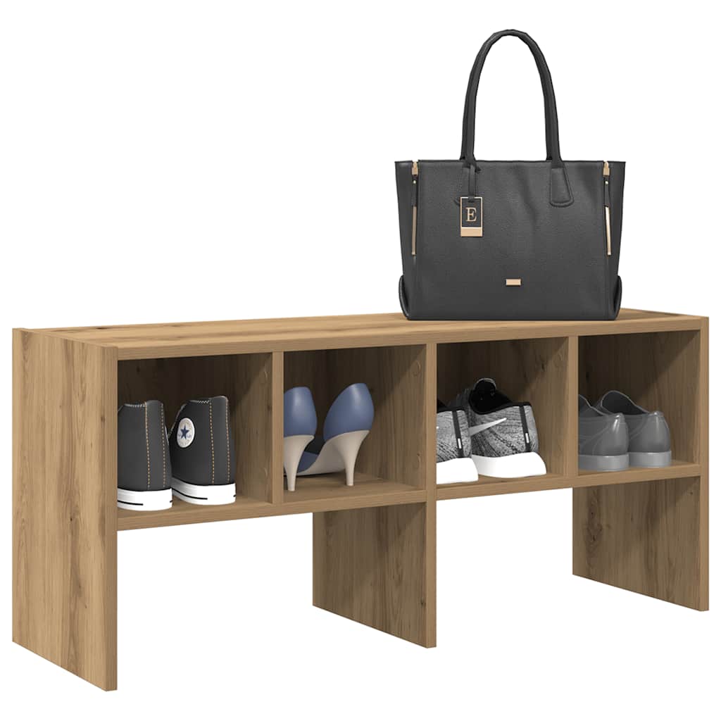 JUNG Vida Schuhregal Stapelbar Artisan-Eiche 89,5x30x40 cm